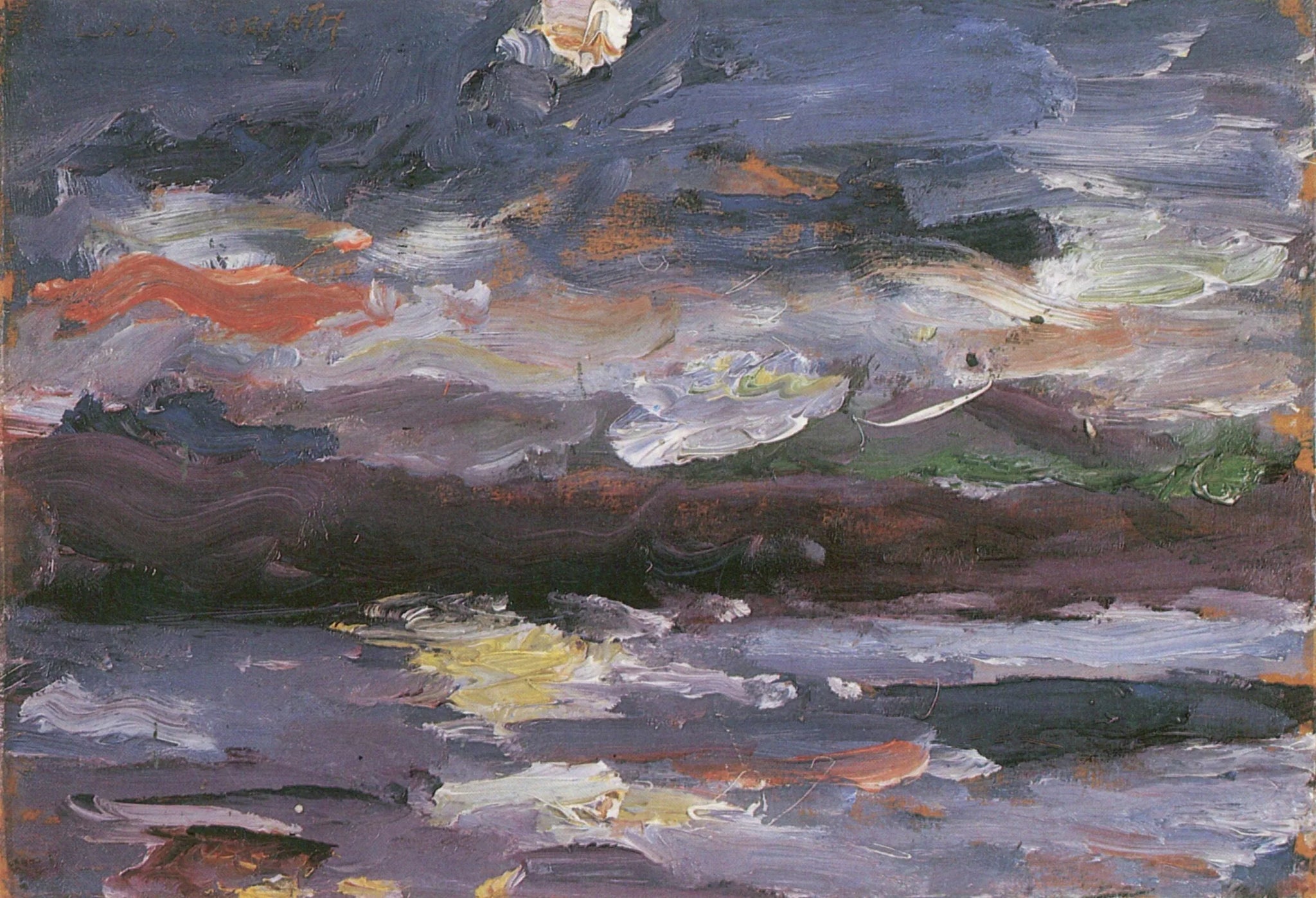 Walchensee, Mondnacht - Lovis Corinth image 1 copie peinte à la main à l’huile
