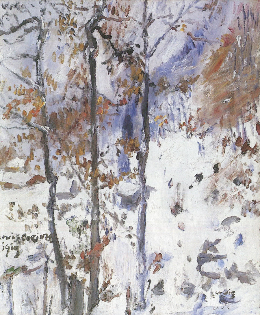 Walchensee, Schneelandschaft - Lovis Corinth