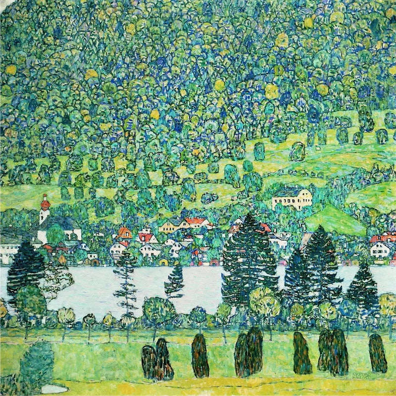Waldabhang in Unterach am Attersee - Gustav Klimt