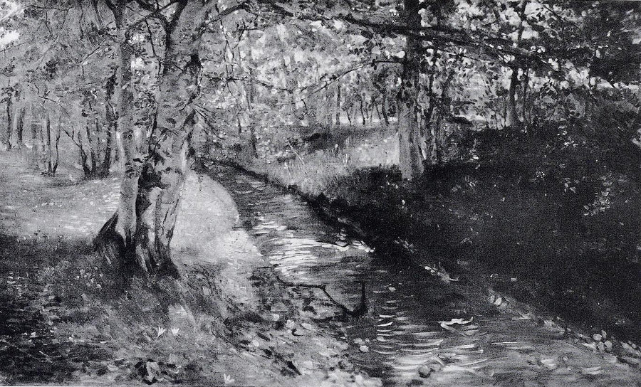 Waldbach bei St. Heinrich am Starnberger See - Lovis Corinth