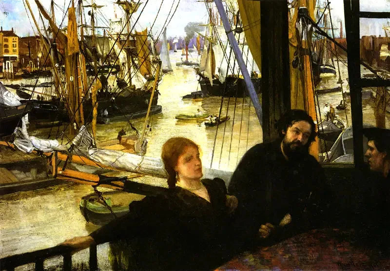 Wapping - James Abbott McNeill Whistler image 1 tableau peint à l’huile sur toile
