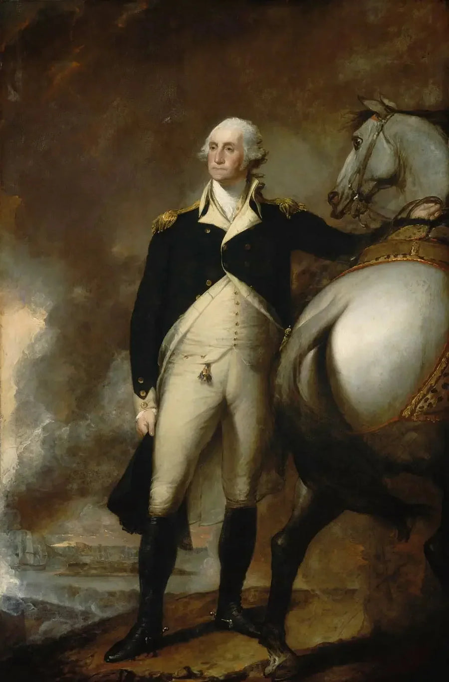 Washington à Dorchester Heights - Gilbert Stuart
