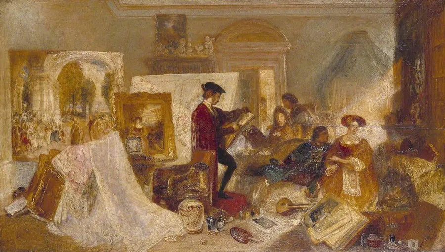 Watteau Study by Fresnoy’s Rules - J. M. W. Turner