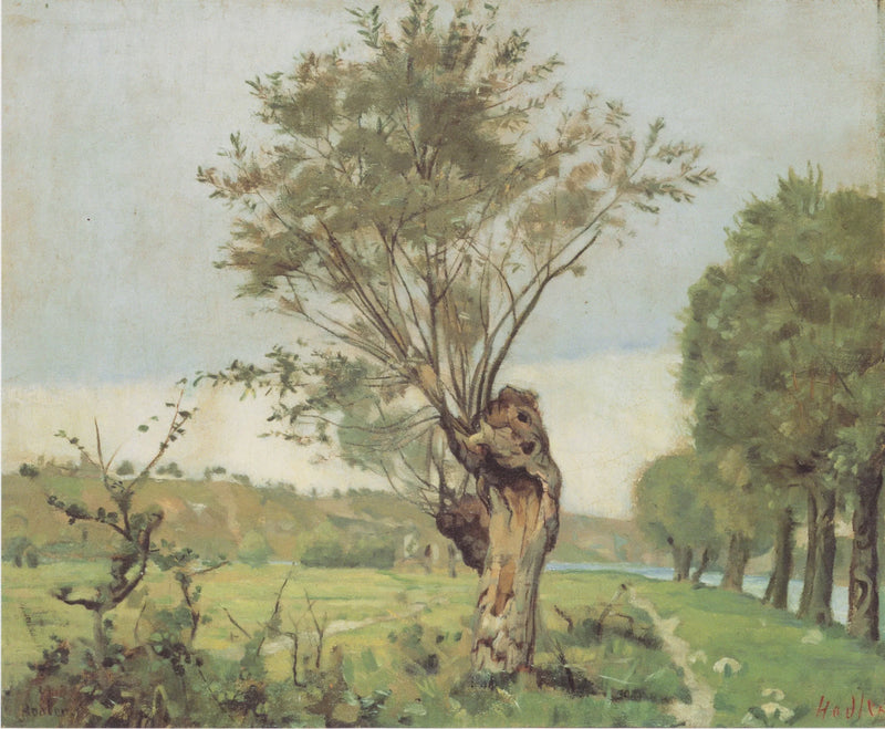 Weiden an der Jonction bei Genf. - Ferdinand Hodler