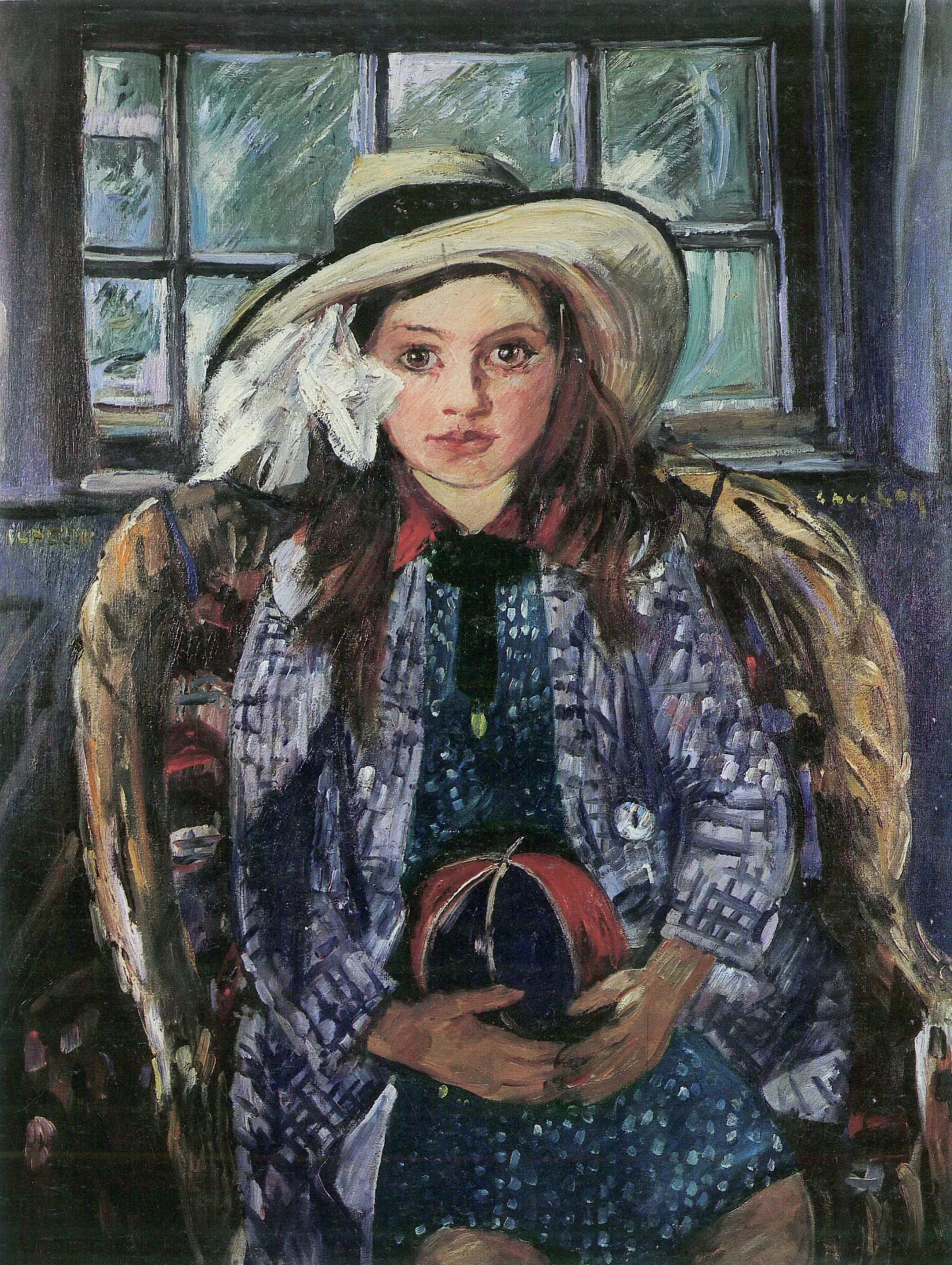 Wilhelmine avec Ball - Lovis Corinth image 1 reproduction de peinture à l’huile