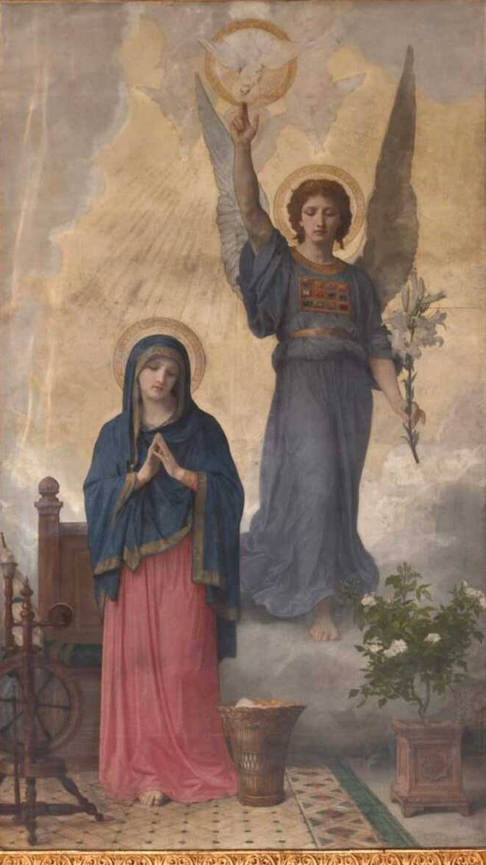 L’Annonciation de l’église Saint-Vincent-de-Paul, William Bouguereau, 1888