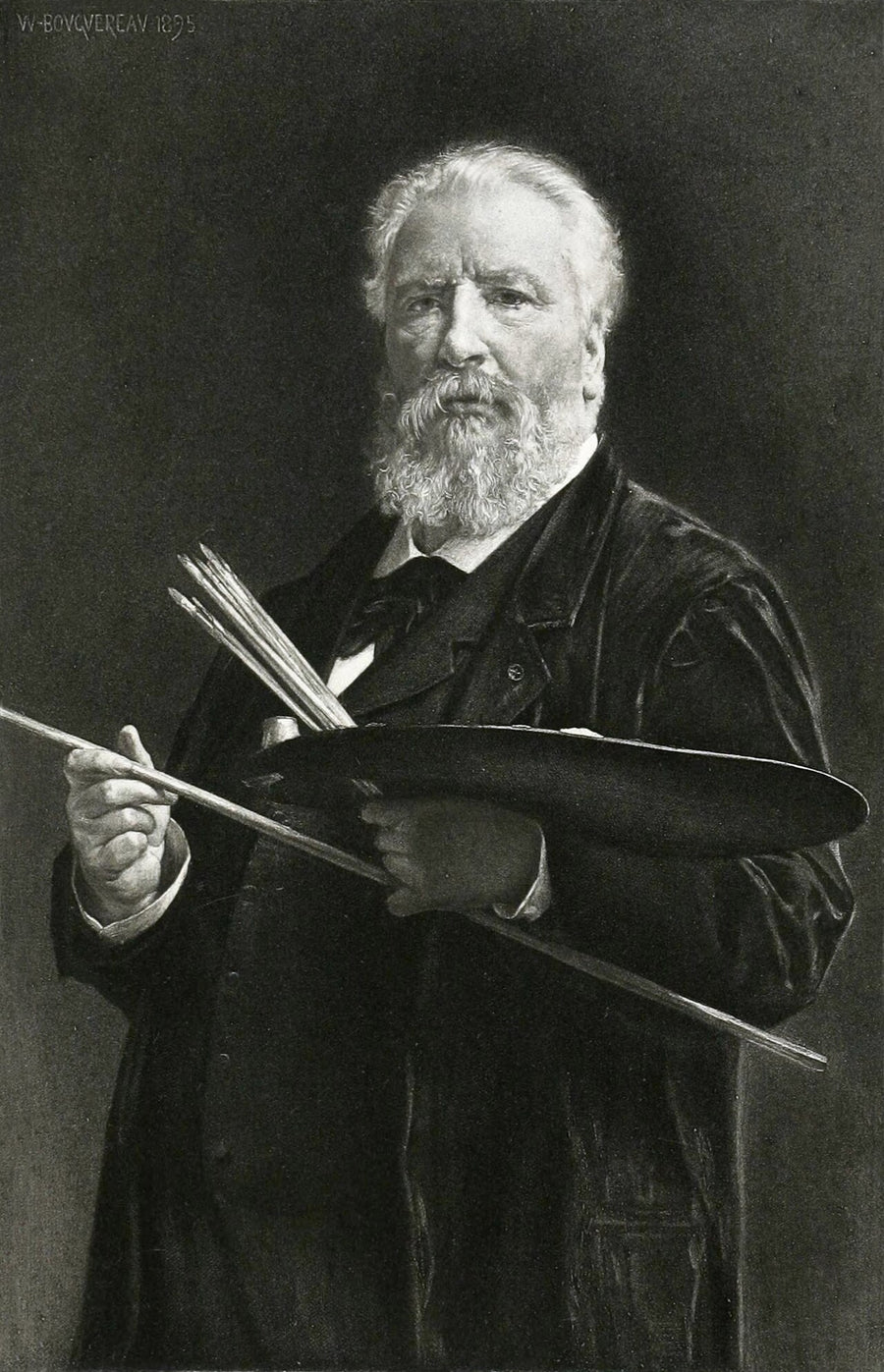 Autoportrait à la palette (1895, catalogue 1895/01) - Bouguereau