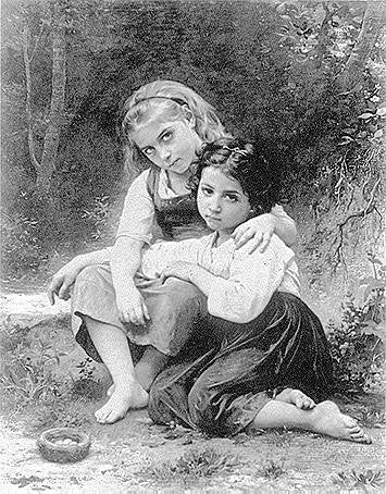 Le Nid (1881) de William-Adolphe Bouguereau