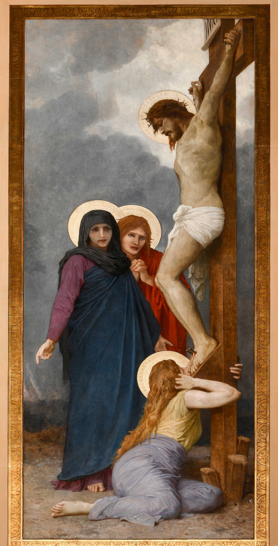 La Vierge, saint Jean et Madeleine au pied de la Croix (1889) - Bouguereau