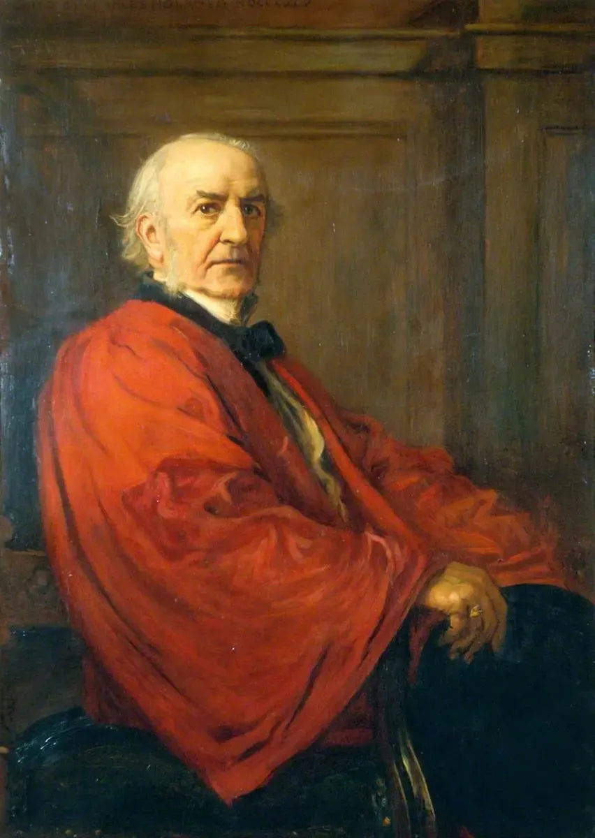 William Ewart Gladstone (1809–1898), Premier ministre - John Everett Millais image 1 copie de tableau peinte à la main