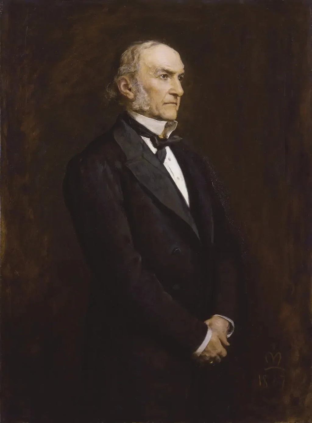 William Ewart Gladstone - John Everett Millais image 2 copie peinte à la main à l’huile