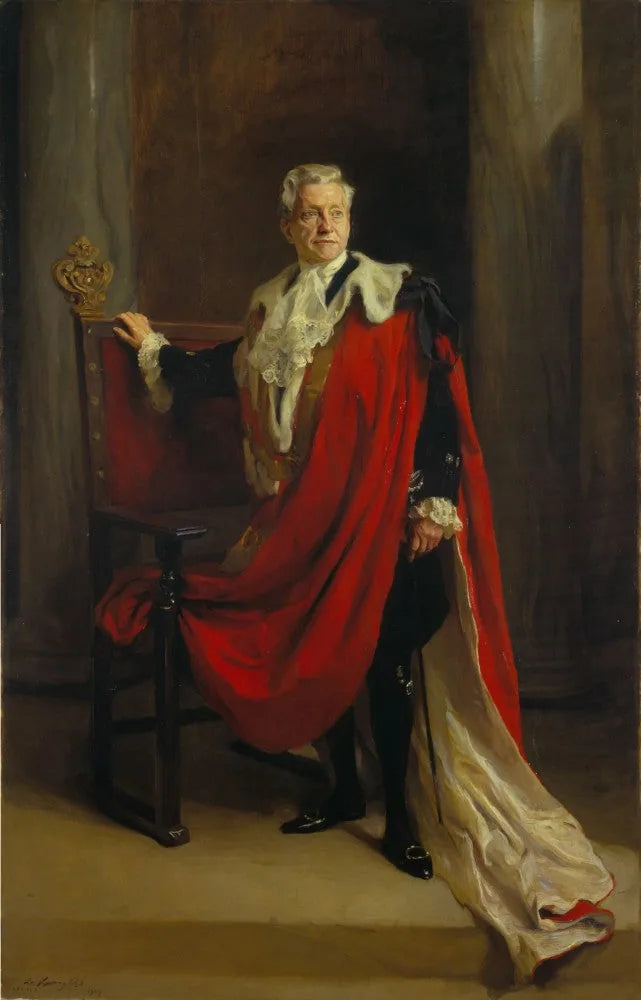 William Hesketh Lever, 1er vicomte Leverhulme - Philip de László image 1 copie de tableau peinte à la main