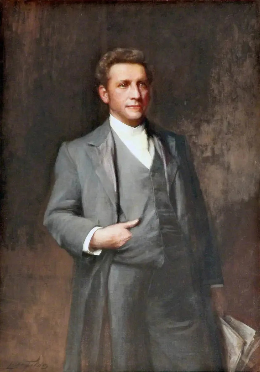 William Hesketh Lever, futur 1er vicomte de Leverhulme - Luke Fildes image 1 copie peinte à la main à l’huile