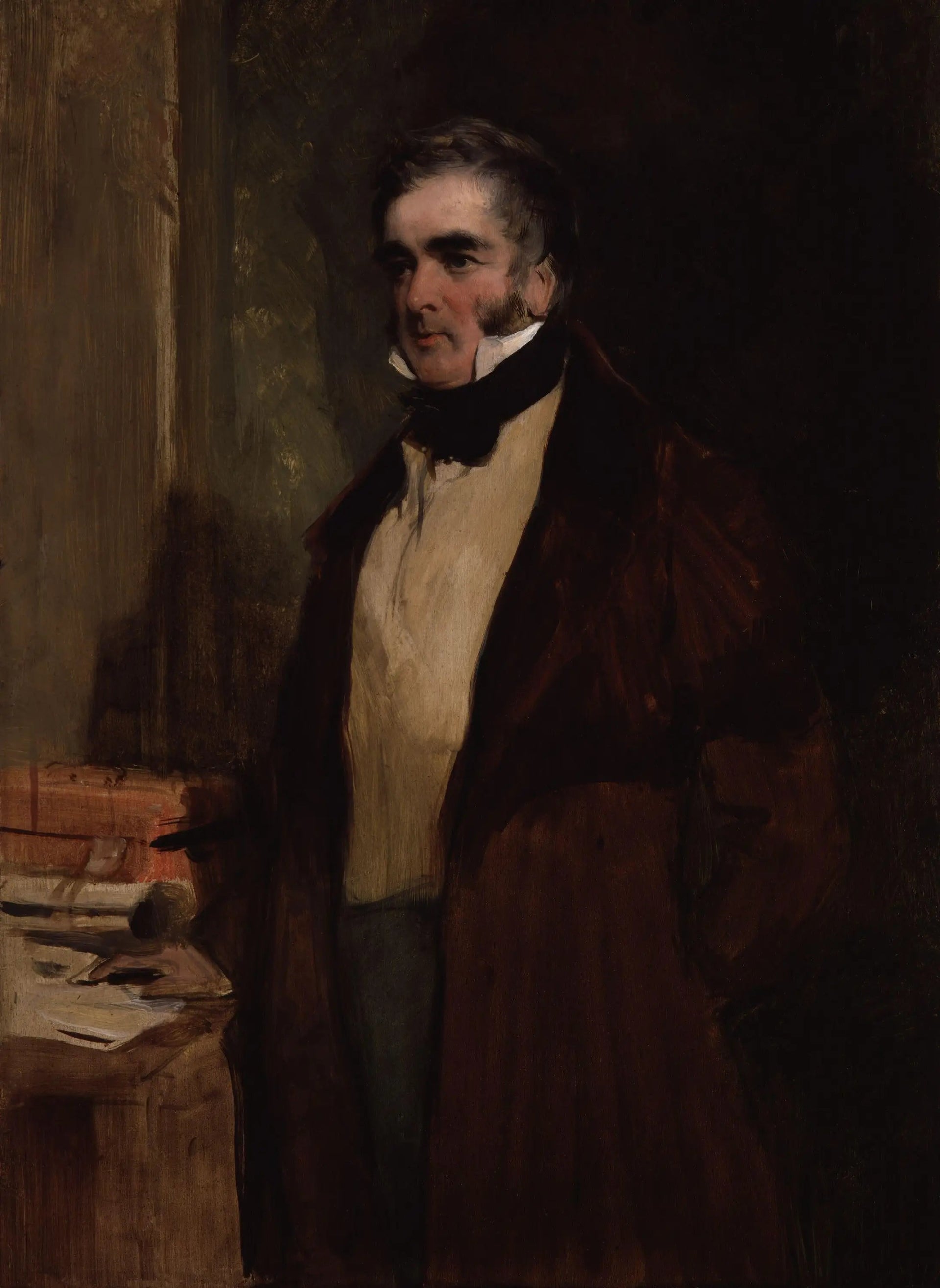 William Lamb, 2e vicomte Melbourne - Edwin Henry Landseer image 1 reproduction artisanale de tableau