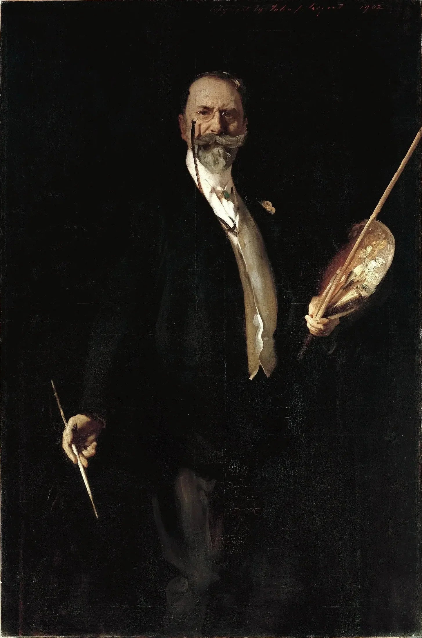 William M. Chase, N.A. - John Singer Sargent image 1 reproduction de peinture à l’huile