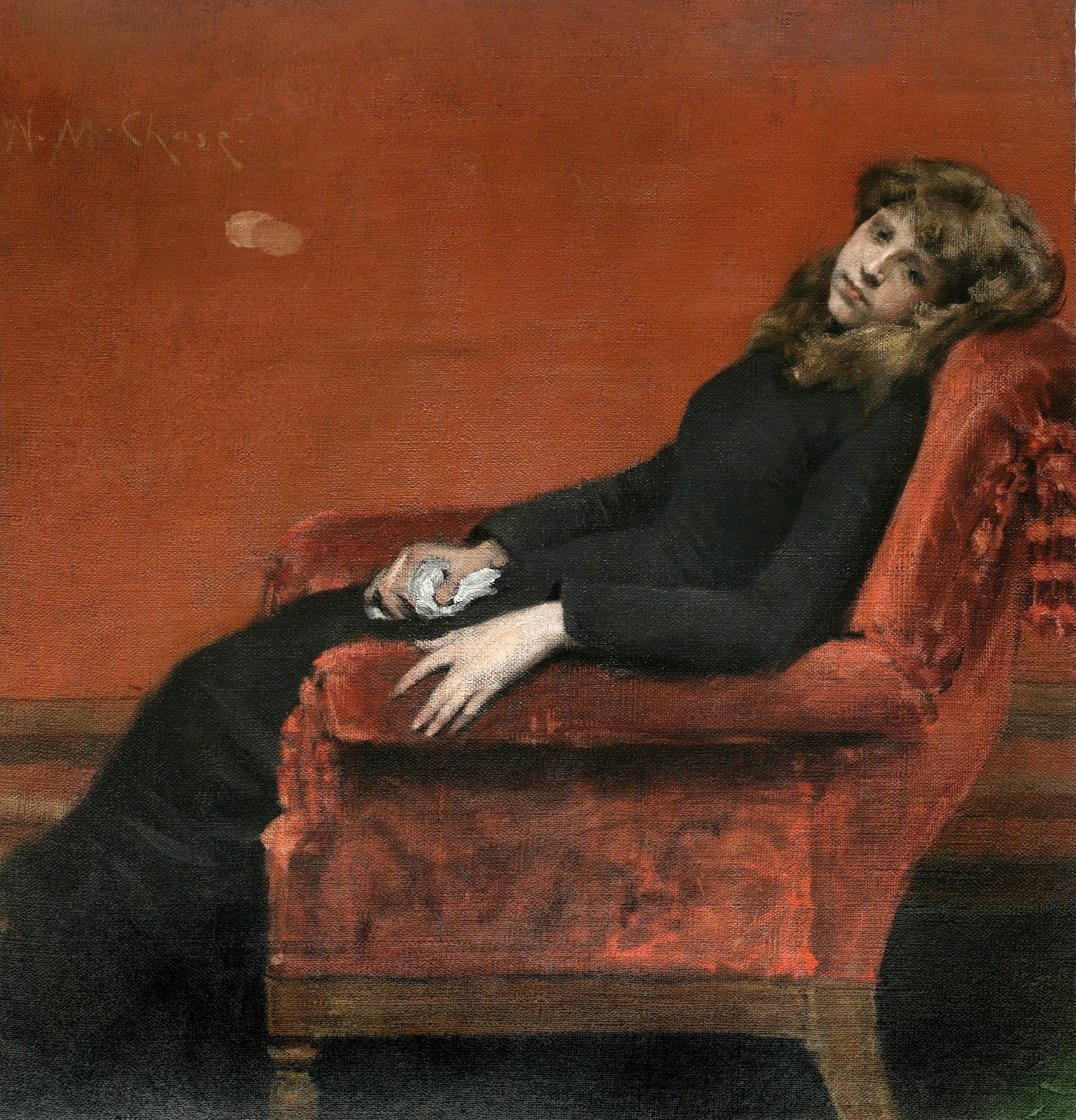 La jeune orpheline - William Merritt Chase