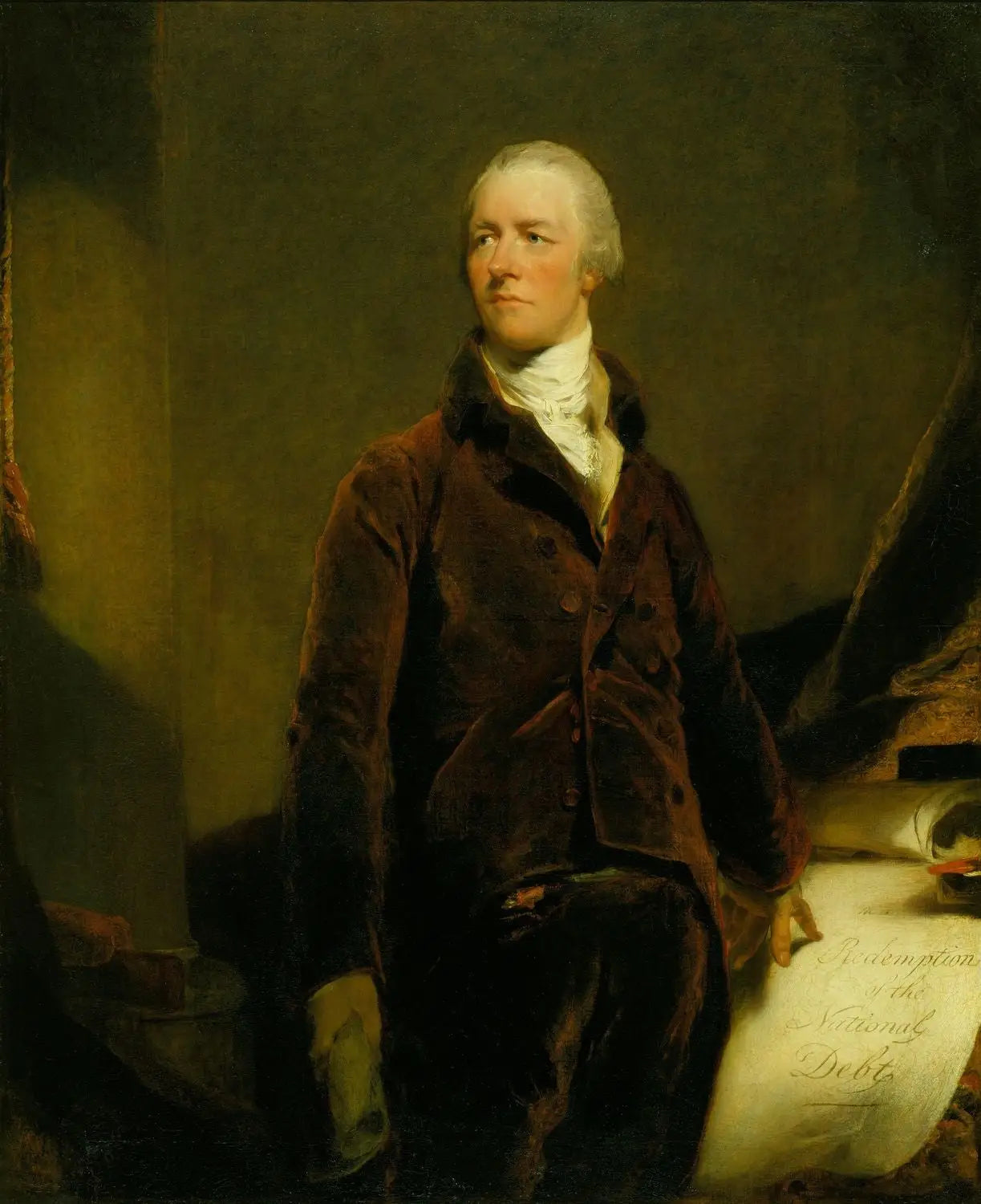 William Pitt (1759-1806) - Thomas Lawrence image 1 copie peinte à la main à l’huile