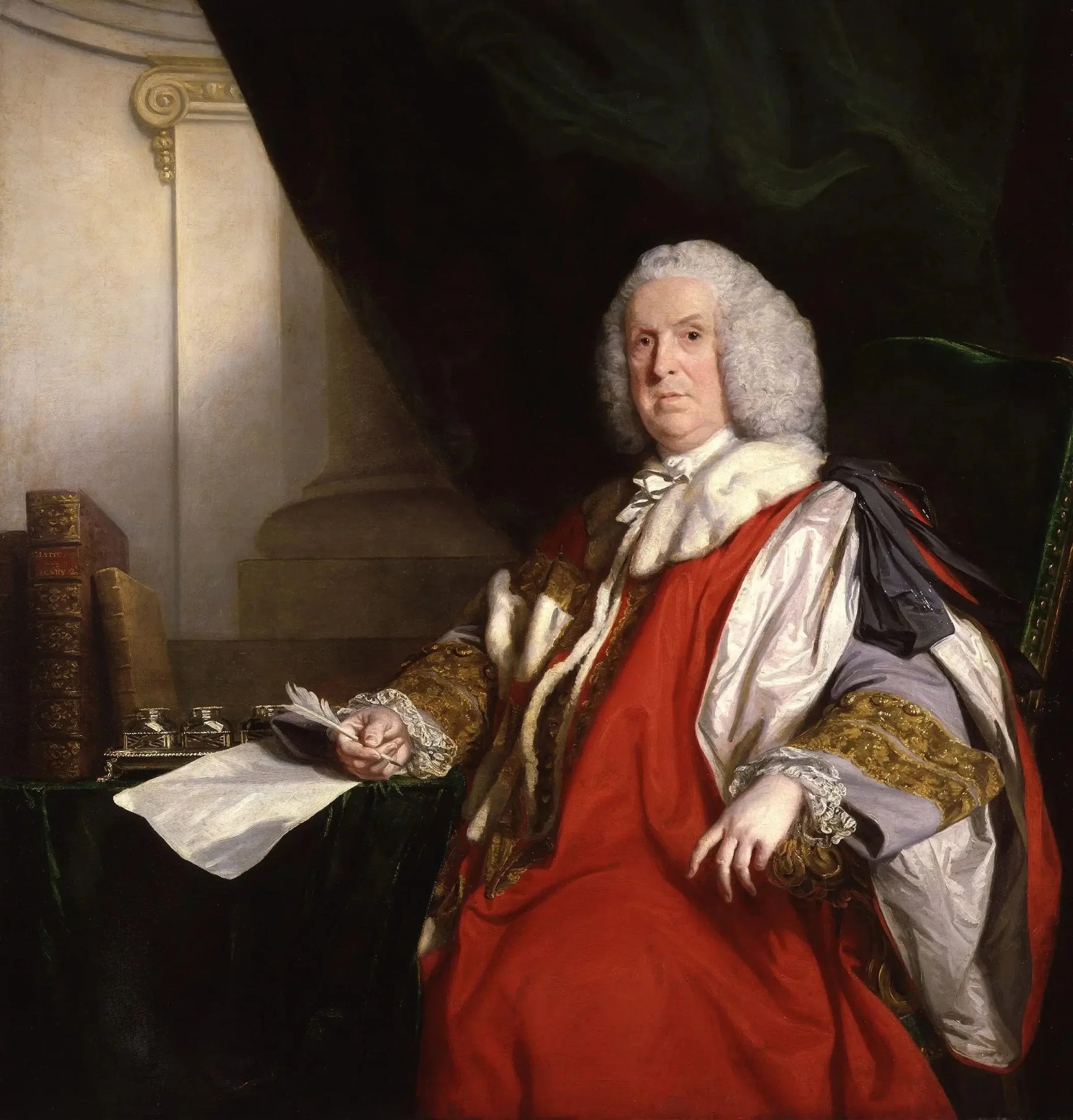 William Pulteney, 1er comte de Bath - Joshua Reynolds image 1 copie peinte à la main à l’huile