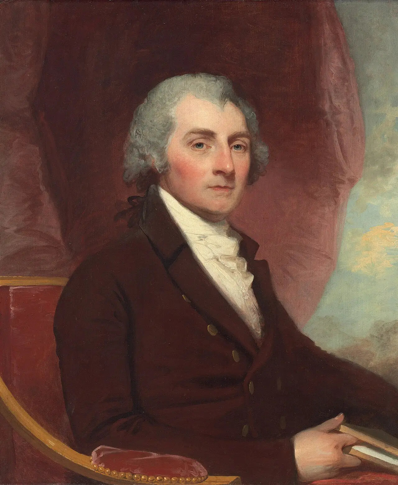 William Thornton - Gilbert Stuart image 1 tableau peint à l’huile sur toile