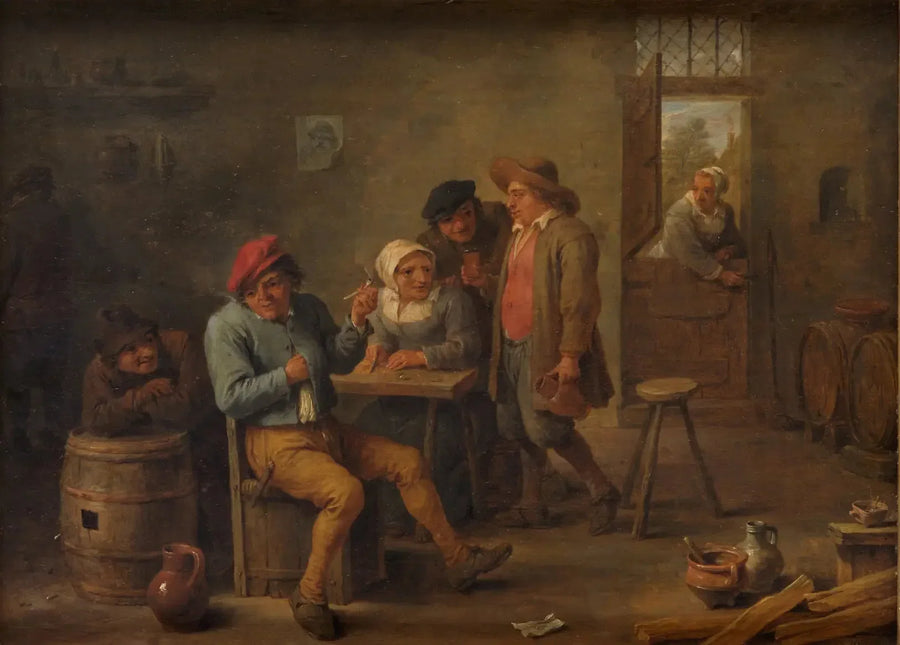Wirtshausszene - David Teniers le Jeune