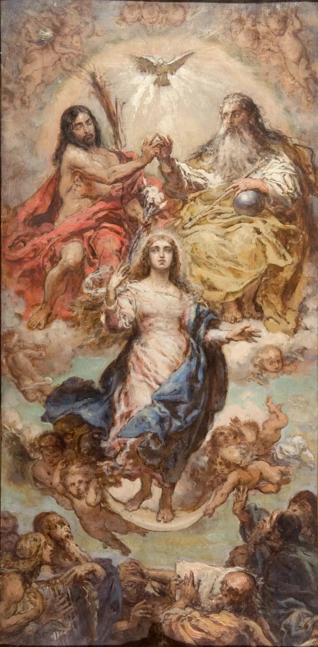 Wniebowzięcie Najświętszej Marii Panny - Jan Matejko image 1 reproduction de peinture à l’huile
