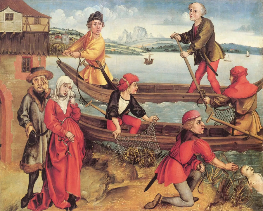 Wunderbare Errettung eines ertrunkenen Knaben aus Bregenz - Albrecht Dürer
