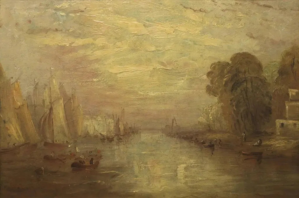 Yachting at Cowes - J. M. W. Turner image 1 reproduction artisanale de tableau