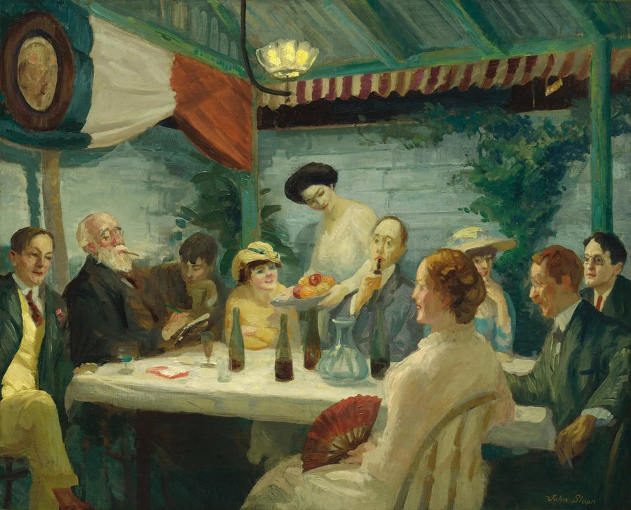 Yeats chez Petitpas - John Sloan