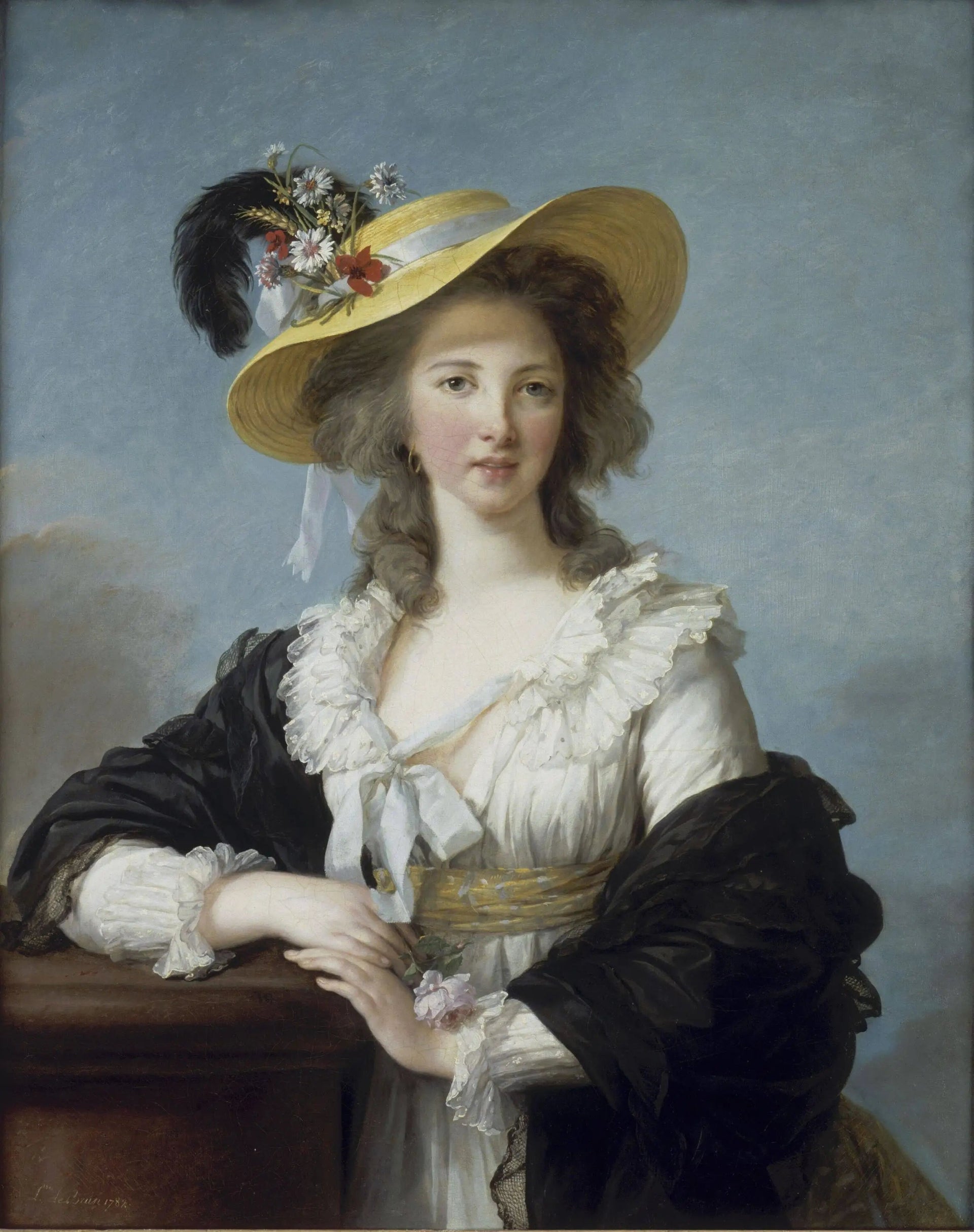 Yolande-Martine-Gabrielle de Polastron, duchesse de Polignac - Élisabeth Vigée Le Brun image 1 reproduction artisanale de tableau
