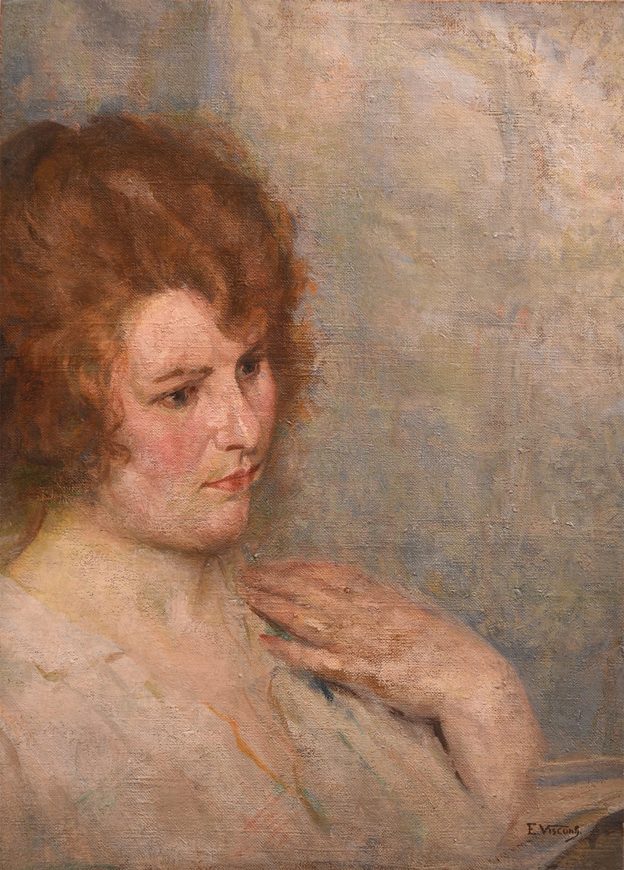 Yvonne - Eliseu Visconti image 1 tableau peint à l’huile sur toile