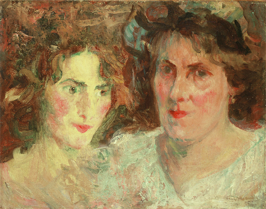 Yvonne et Louise - Eliseu Visconti image 1 tableau peint à l’huile sur toile