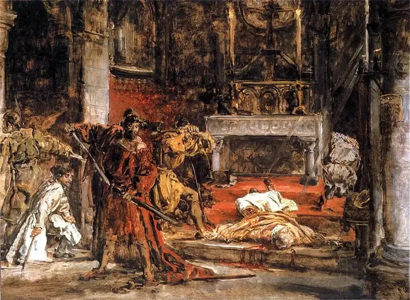 Zabójstwo św. Stanisława - Jan Matejko
