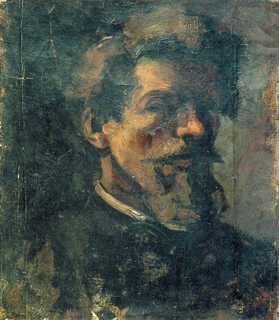 Zelfportret met baard - Theo van Doesburg
