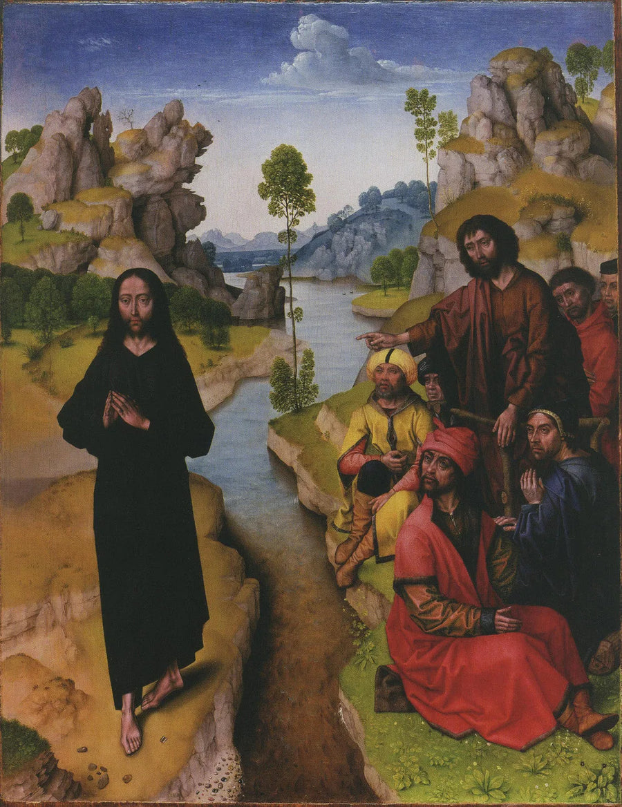 Zie het Lam Gods (Johannes I, 29-3)7 - Dirk Bouts