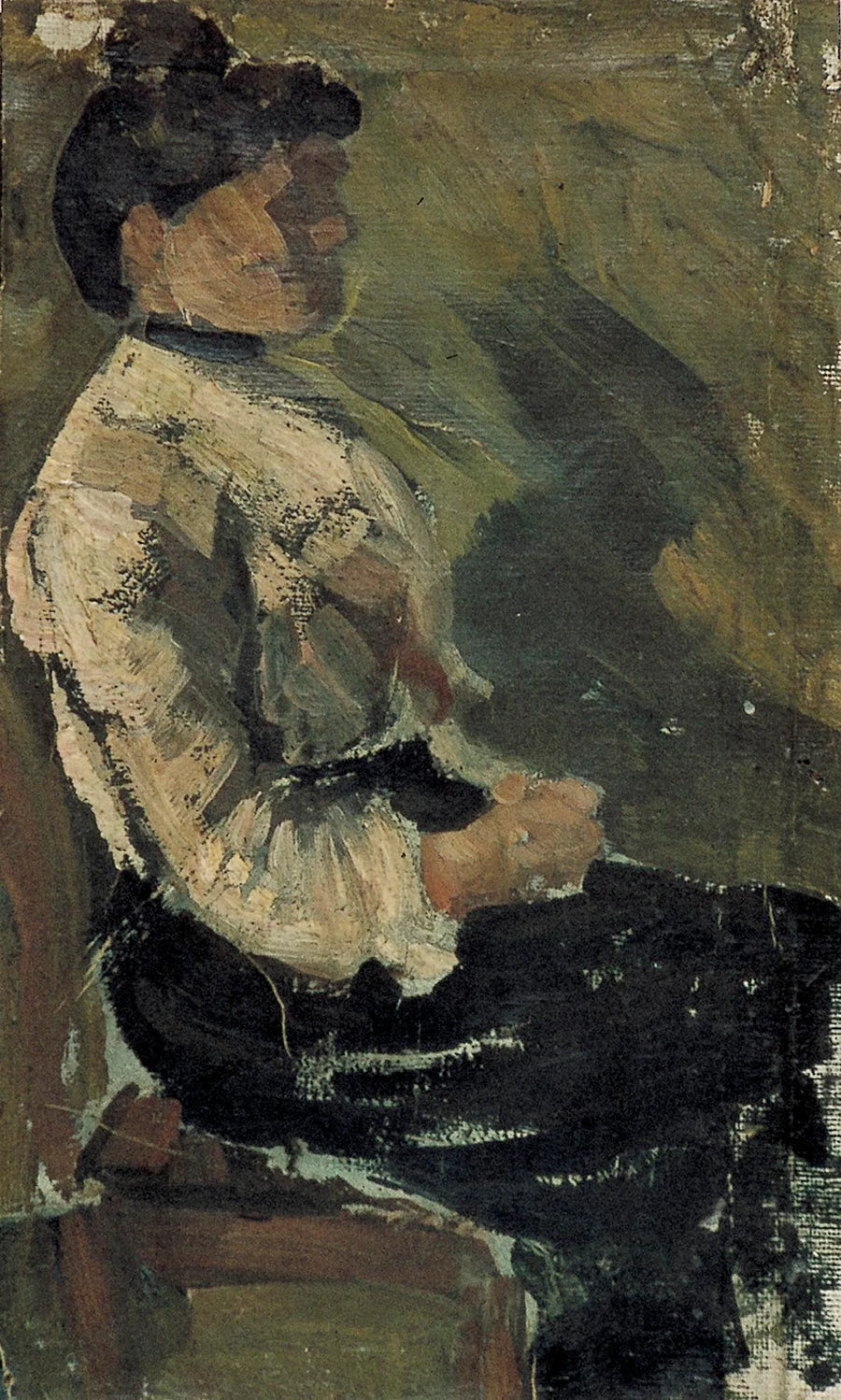 Zittende vrouw (Agnita Feis) - Theo van Doesburg