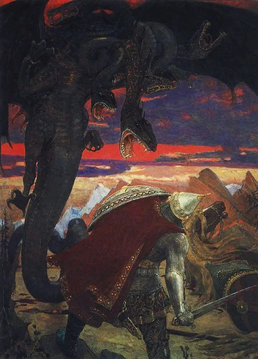 Zmey Gorynych - Viktor Vasnetsov image 1 reproduction artisanale de tableau