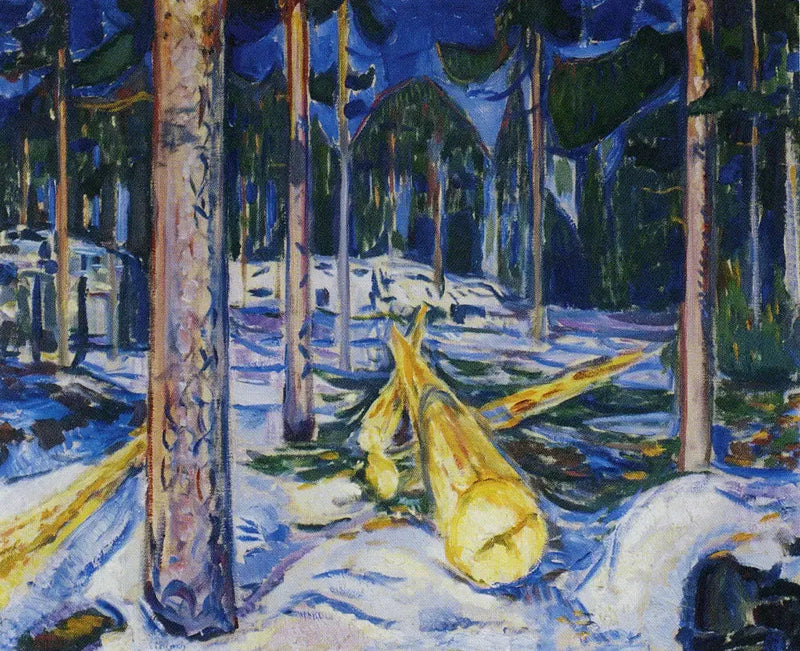 Zone d'abattage - Edvard Munch